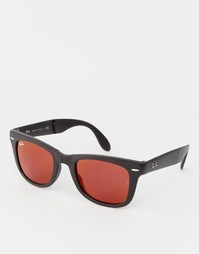 Солнцезащитные очки-вайфареры Ray-Ban RB4105 - Черный