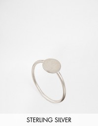 Серебряное кольцо с диском Dogeared - Серебряный
