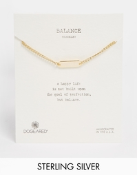 Позолоченный идентификационный браслет ASOS Balance - Золотой Dogeared