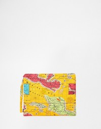 Клатч с картой Мехико Echo - Коралловый