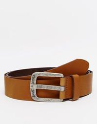 Кожаный ремень Jack &amp; Jones Peter - Коричневый