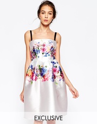 Структурированное платье с цветочным принтом Hope and Ivy