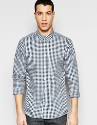 Рубашка слим в клеточку Selected Homme - Синий