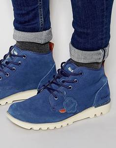 Замшевые ботинки Kickers Kick Hisuma - Синий