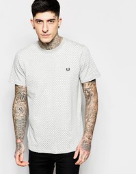 Футболка в горошек Fred Perry - Меланж