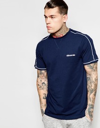 Футболка с отделкой кантом на плечах Ellesse - Темно-синий