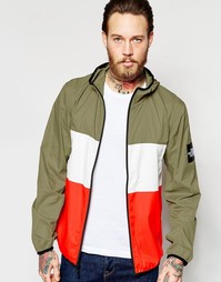 Куртка в стиле колор блок The North Face - Мох