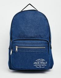 Синий классический рюкзак Jack Wills - Indigo - индиго