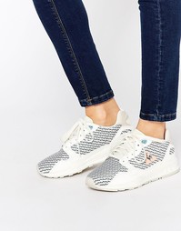 Жаккардовые кроссовки с геометрическим узором Le Coq Sportif LCS R900