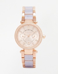 Часы цвета розового золота Michael Kors Mini Parker MK6327