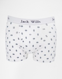 Классические боксеры-брифы с ромашками Jack Wills Bridgenorth - Белый