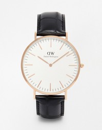 Часы 40 мм Daniel Wellington Classic Reading - Черный