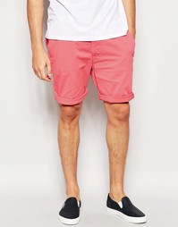 Красные шорты с отворотом Pepe Jeans McQueen - Красный
