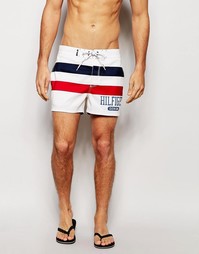 Полосатые шорты для плавания Tommy Hilfiger - Белый
