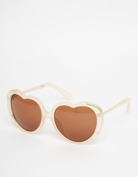 Золотисто-розовые солнцезащитные очки AJ Morgan - Матовый кристалл