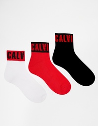 3 пары носков Calvin Klein - Мульти