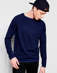 Трикотажный топ с круглым вырезом и рукавами реглан Jack &amp; Jones