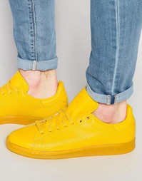Желтые кроссовки adidas Originals Stan Smith S80247 - Желтый
