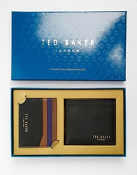 Подарочный набор с кожаным бумажником и визитницей Ted Baker Bigcol