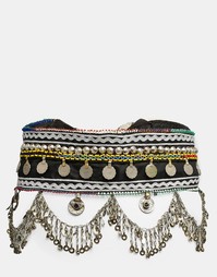 Пояс с подвесками-монетками Reclaimed Vintage - Мульти