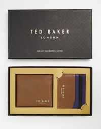 Подарочный набор с кожаным бумажником и визитницей Ted Baker Bigcol