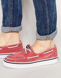 Мокасины Sperry Topsider Bahama - Красный