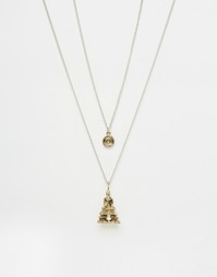 Ожерелье с подвеской Будда Lovebullets - Золотой