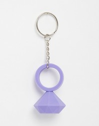 Фиолетовый брелок Doiy Diamond - Фиолетовый