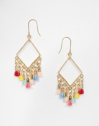 Серьги-подвески с кисточками ограниченной серии - Мульти Asos