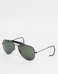 Солнцезащитные очки-авиаторы Ray-Ban RB3030 - Черный