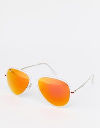 Солнцезащитные очки-авиаторы Ray-Ban RB4211 - Прозрачный