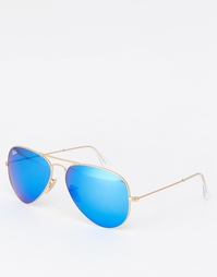 Солнцезащитные очки-авиаторы Ray-Ban RB3025 - Золотой