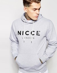 Худи с логотипом Nicce London - Серый