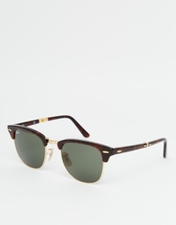 Складывающиеся солнцезащитные очки Клабмастер Ray-Ban RB2176