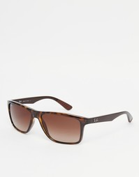 Солнцезащитные очки-вайфареры Ray-Ban RB4234 - Коричневый
