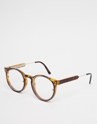Круглые очки в черепаховой оправе Spitfire Post Punk - Черепаховый