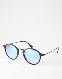 Круглые солнцезащитные очки с зеркальными линзами Ray‑Ban RB2447