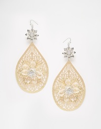 Филигранные серьги-канделябры ASOS - Мульти