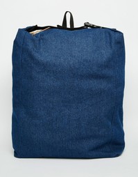 Синий джинсовый рюкзак ASOS - Indigo - индиго