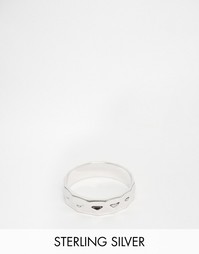 Серебряное кольцо с кованым дизайном Seven London - Серебряный