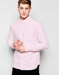 Оксфордская рубашка с воротником на пуговицах Bellfield - Розовый