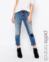 Укороченные джинсы в стиле пэчворк Vero Moda Petite - Деним