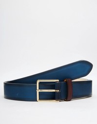 Кожаный ремень Paul Smith - Синий