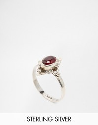 Серебряное кольцо с полудрагоценным камнем Rock N Rose Gabi