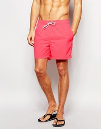 Однотонные шорты для плавания Tommy Hilfiger - Розовый