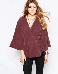 Блузка Free People Grand Piano - Багровый