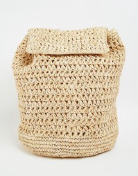 Рюкзак из рафии Buji Baja - Естественный