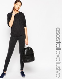 Пушистые леггинсы для дома ASOS TALL Co-ord - Серый меланж