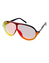 Солнцезащитные очки-маска расцветки заката Linda Farrow For Phillip Li