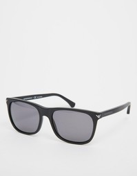 Солнцезащитные очки-авиаторы с поляризованными линзами Emporio Armani